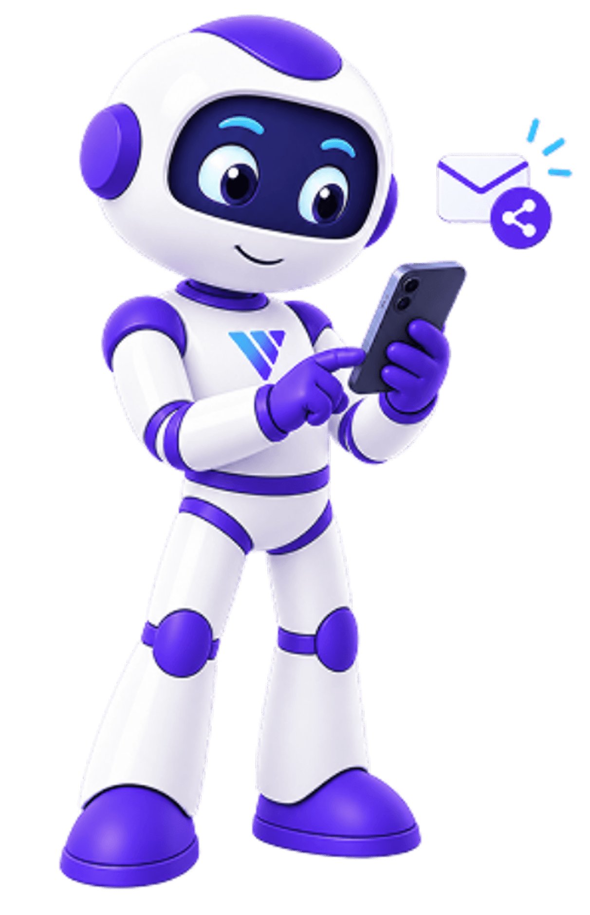 Vyzno assistant using shared mail